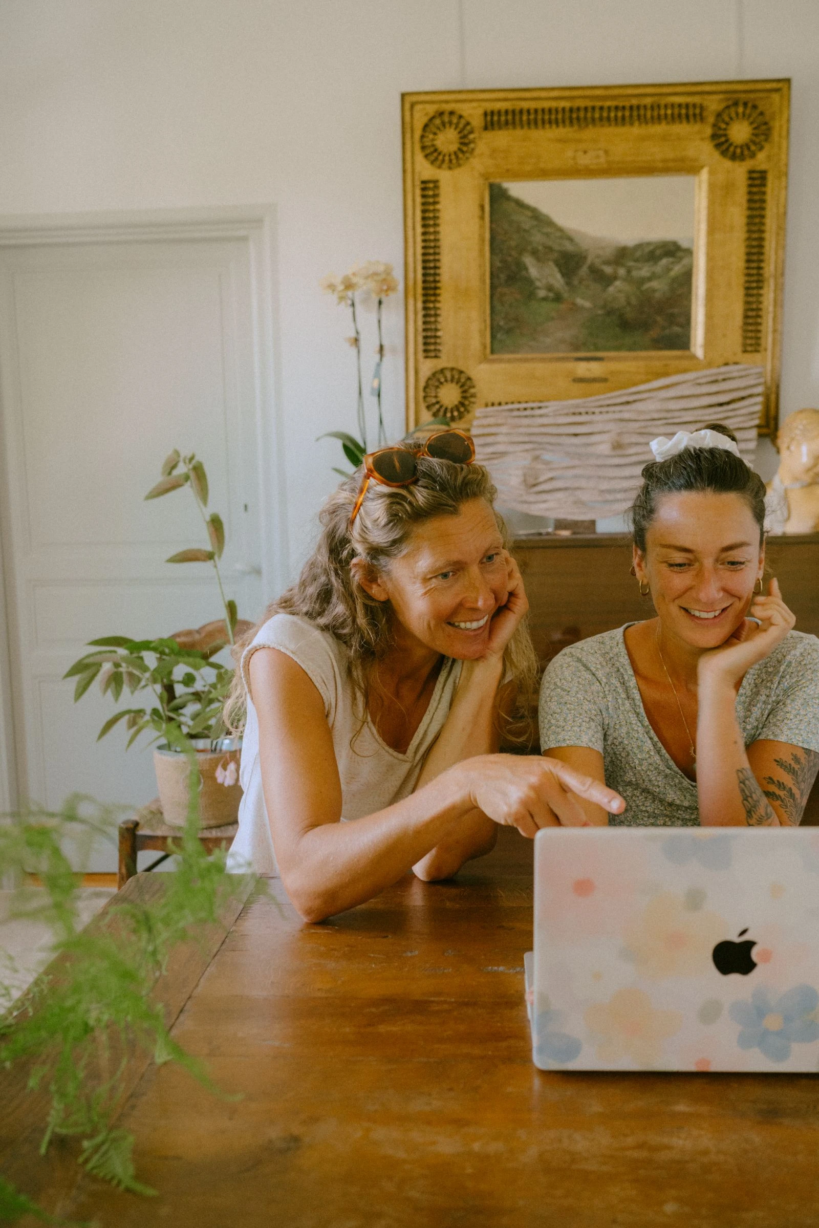Participantes d’un atelier photo dans les Landes,