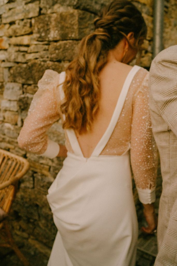 Mariée lors d'une séance photo