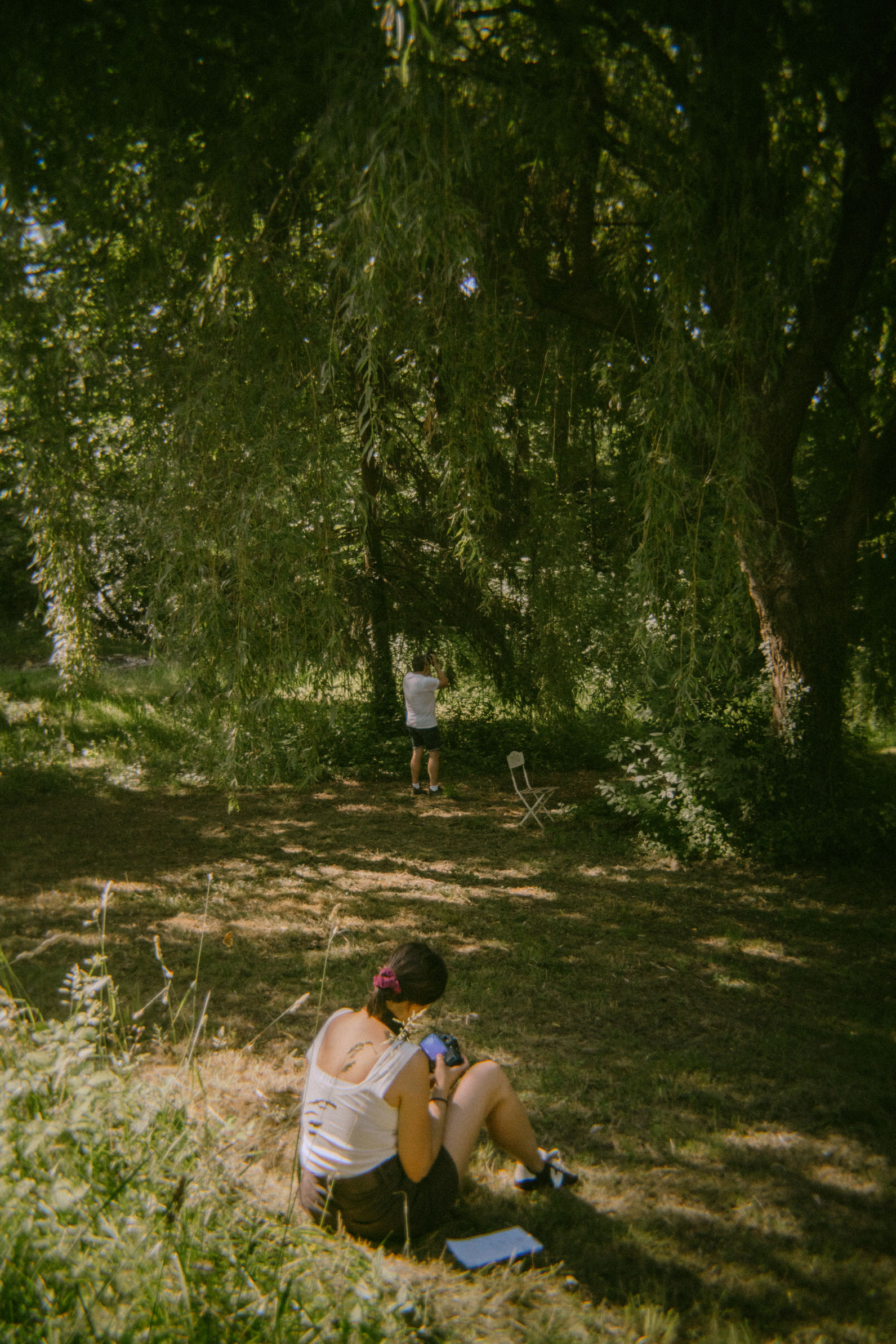 atelier photo et participants lors d'une journée dans les Landes